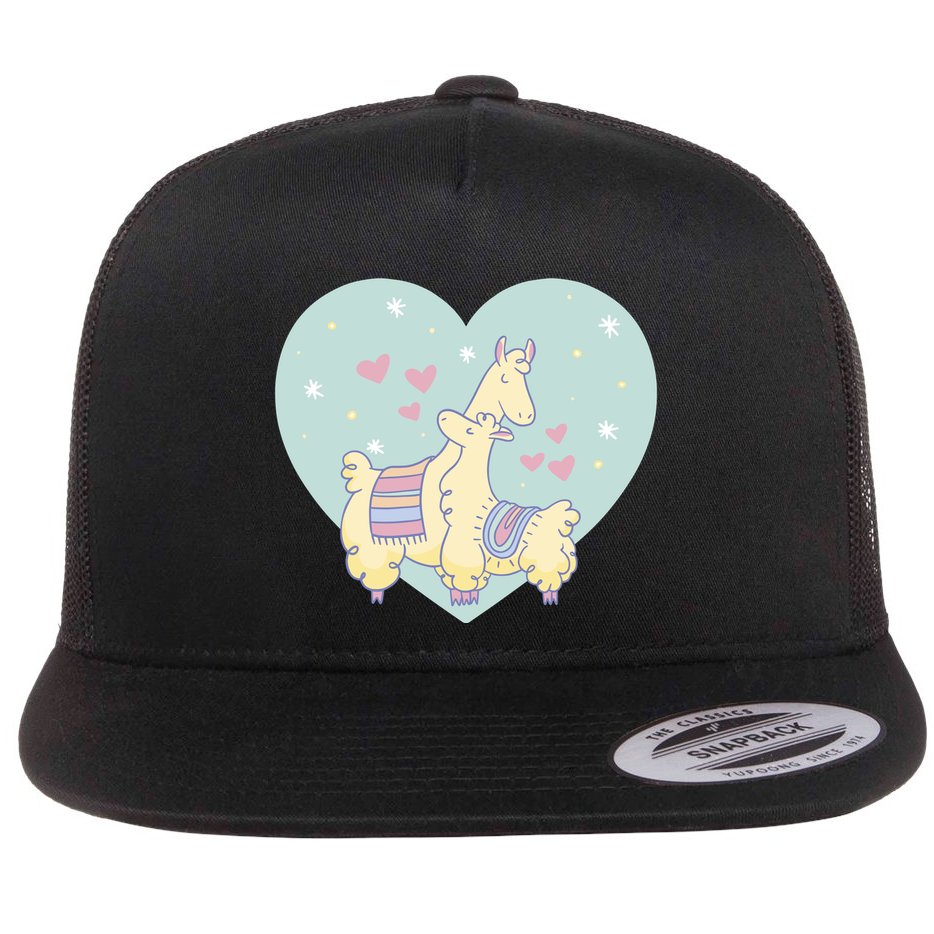 Alpaca Love Flat Bill Trucker Hat