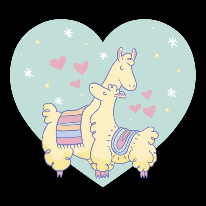 Alpaca Love Zip Tote Bag