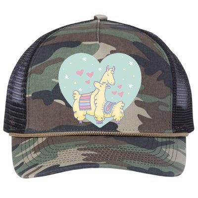 Alpaca Love Retro Rope Trucker Hat Cap