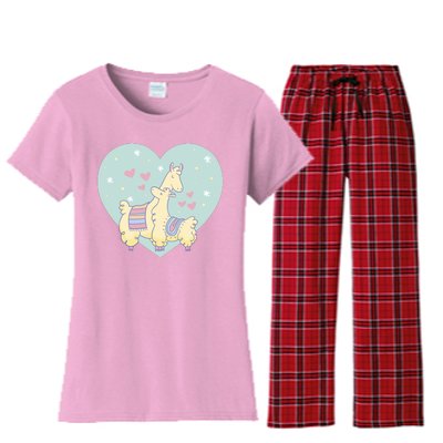 Alpaca Love Women's Flannel Pajama Set