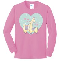 Alpaca Love Kids Long Sleeve Shirt