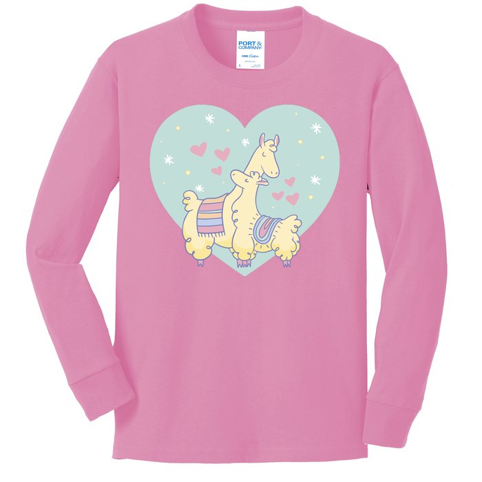 Alpaca Love Kids Long Sleeve Shirt