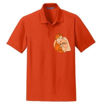 Aml Leukemia Awareness Products Leukemia Warrior Unbreakable Gift Dry Zone Grid Polo