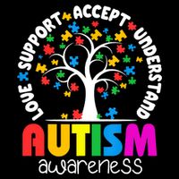 Autism Love Accept Support Autistic Autism Awareness Drawstring Bag