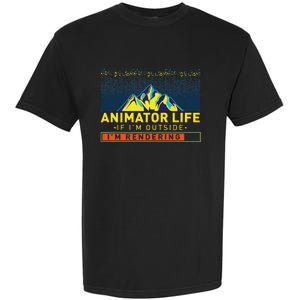 Animator Life Animation Visual Artist Rendering Graphic Art Garment-Dyed Heavyweight T-Shirt