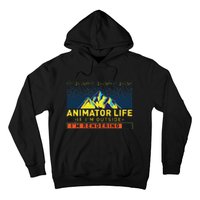 Animator Life Animation Visual Artist Rendering Graphic Art Hoodie