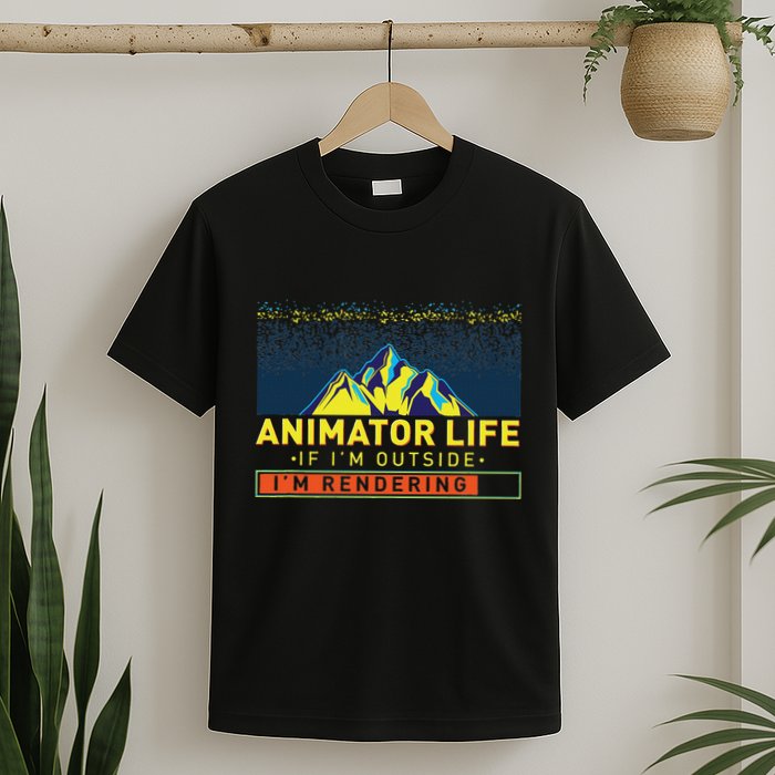 Animator Life Animation Visual Artist Rendering Graphic Art T-Shirt