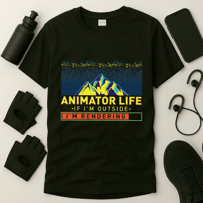 Animator Life Animation Visual Artist Rendering Graphic Art T-Shirt