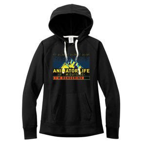 Animator Life Animation Visual Artist Rendering Graphic Art Women's Fleece Hoodie