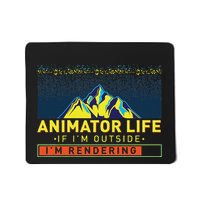 Animator Life Animation Visual Artist Rendering Graphic Art Mousepad