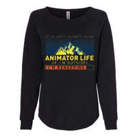 Animator Life Animation Visual Artist Rendering Graphic Art Womens California Wash Sweatshirt