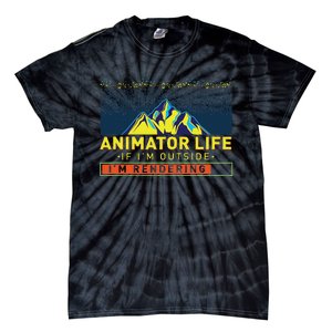 Animator Life Animation Visual Artist Rendering Graphic Art Tie-Dye T-Shirt