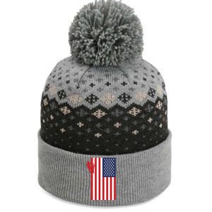 American Lineman The Baniff Cuffed Pom Beanie