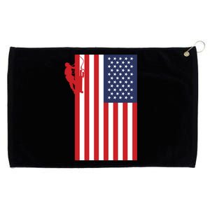 American Lineman Grommeted Golf Towel