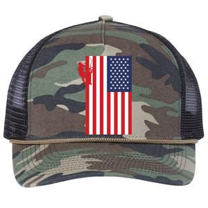 American Lineman Retro Rope Trucker Hat Cap