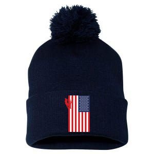 American Lineman Pom Pom 12in Knit Beanie