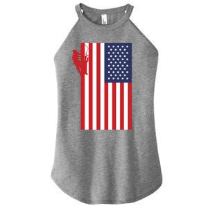 American Lineman Women's Perfect Tri Rocker Tank