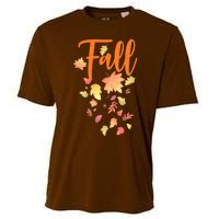 Autumn Leaves And Pumpkins Please Leaf Fall Season Cooling Performance Crew T-Shirt