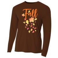 Autumn Leaves And Pumpkins Please Leaf Fall Season Cooling Performance Long Sleeve Crew