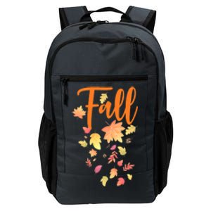 Autumn Leaves And Pumpkins Please Leaf Fall Season Daily Commute Backpack