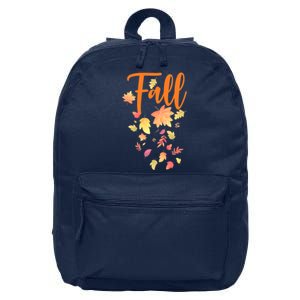 Autumn Leaves And Pumpkins Please Leaf Fall Season 16 in Basic Backpack