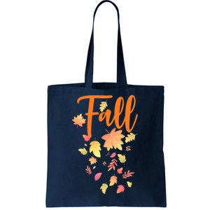 Autumn Leaves And Pumpkins Please Leaf Fall Season Tote Bag