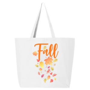 Autumn Leaves And Pumpkins Please Leaf Fall Season 25L Jumbo Tote