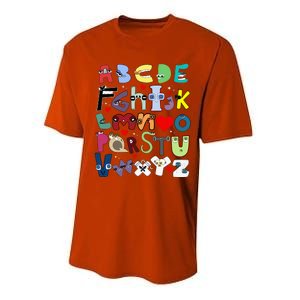 Alphabet Lore Az I Love You Letter Performance Sprint T-Shirt