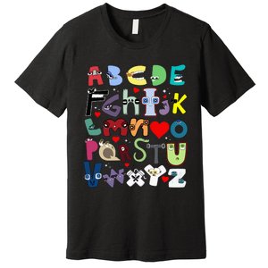 Alphabet Lore Az I Love You Letter Premium T-Shirt