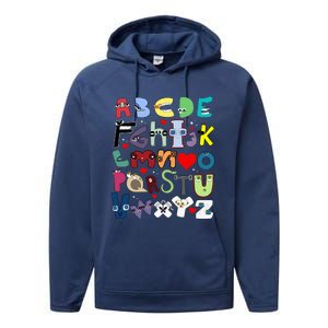 Alphabet Lore Az I Love You Letter Performance Fleece Hoodie