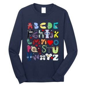 Alphabet Lore Az I Love You Letter Long Sleeve Shirt