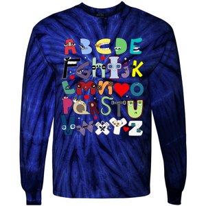 Alphabet Lore Az I Love You Letter Tie-Dye Long Sleeve Shirt