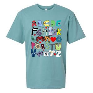 Alphabet Lore Az I Love You Letter Sueded Cloud Jersey T-Shirt