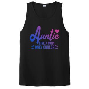 Auntie Like A Mom But Cooler Funny Aunt From Niece Gift PosiCharge Competitor Tank