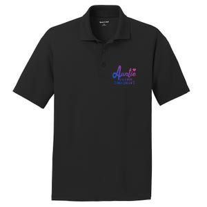 Auntie Like A Mom But Cooler Funny Aunt From Niece Gift PosiCharge RacerMesh Polo