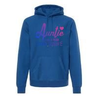 Auntie Like A Mom But Cooler Funny Aunt From Niece Gift Premium Hoodie