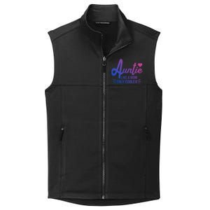 Auntie Like A Mom But Cooler Funny Aunt From Niece Gift Collective Smooth Fleece Vest