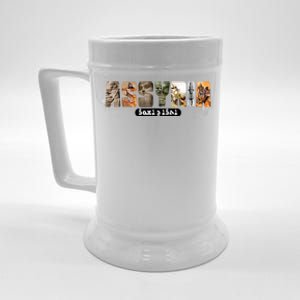 Assyria Land Assyrian Flag Assyrian Winged Bull Lamassu Funny Gift Beer Stein