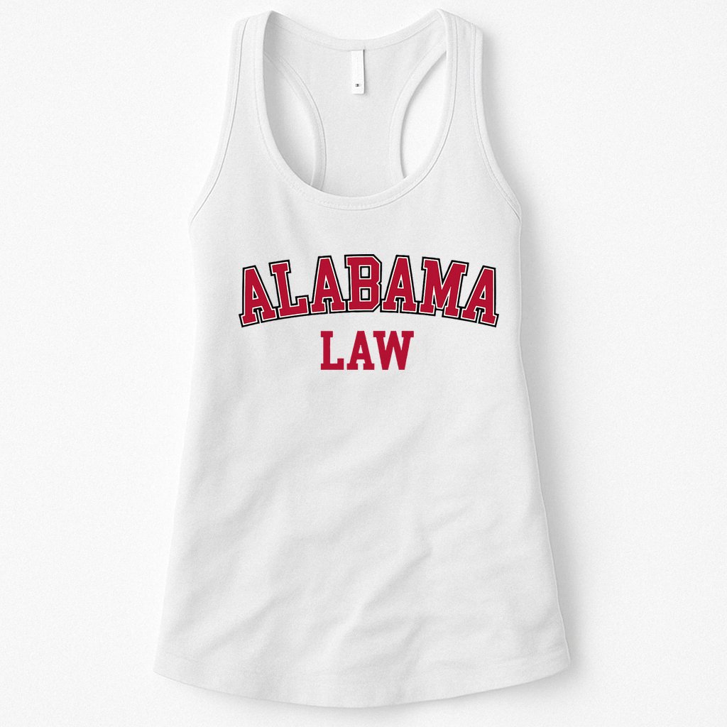 Alabama Law Alabama Bar Graduate Gift Lawyer College Womens Tank Top