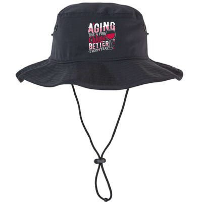 Aging Like A Fine Wine Better Every Year Funny Gifts Legacy Cool Fit Booney Bucket Hat