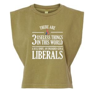 Anti Liberal Anti Liberal Useless Liberals Liberal Tears Garment-Dyed Women's Muscle Tee