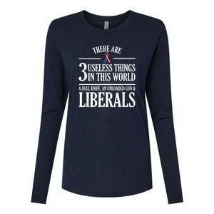 Anti Liberal Anti Liberal Useless Liberals Liberal Tears Womens Cotton Relaxed Long Sleeve T-Shirt