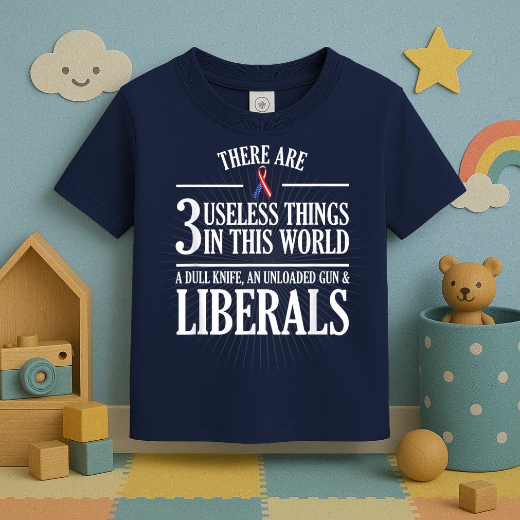 Anti Liberal Anti Liberal Useless Liberals Liberal Tears Toddler T-Shirt