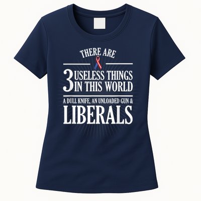 Anti Liberal Anti Liberal Useless Liberals Liberal Tears Womens T-Shirt