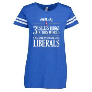 Anti Liberal Anti Liberal Useless Liberals Liberal Tears Enza Ladies Jersey Football T-Shirt