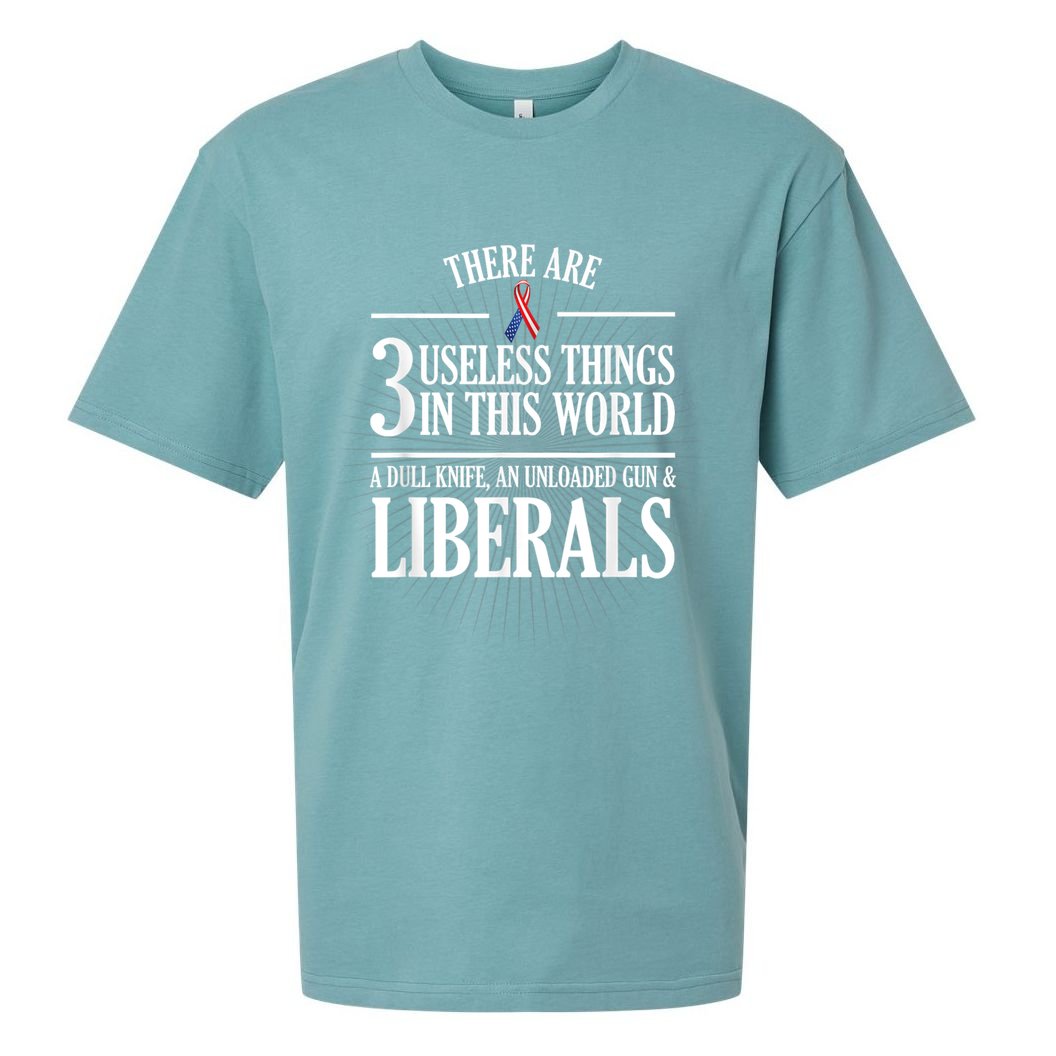 Anti Liberal Anti Liberal Useless Liberals Liberal Tears Sueded Cloud Jersey T-Shirt