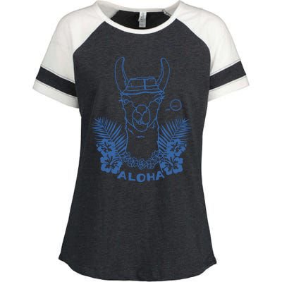 Aloha Llama Enza Ladies Jersey Colorblock Tee