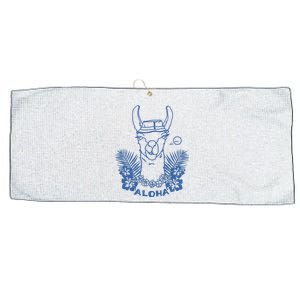 Aloha Llama Large Microfiber Waffle Golf Towel