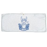 Aloha Llama Large Microfiber Waffle Golf Towel