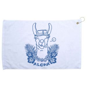 Aloha Llama Grommeted Golf Towel